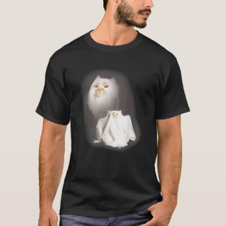 Söt Rollig Trollkarl Katt Spöke Konstig Kattunge K T Shirt