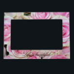 Söt romantic rosa kräm ro magnetisk fotoram<br><div class="desc">Söt Romantic Rosa Cream Ro Fotografi av mig</div>