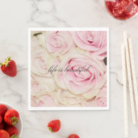 Söt romantic rosa kräm ro