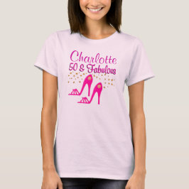 SÖT ROSA 50 BIRTHDAY SHOE QUEEN T SHIRT