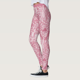 Söt Rosa Abstrakt Blommigt Design Mönster Yoga  Leggings