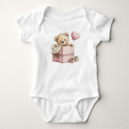SÖT ROSA Alla hjärtans dags TEDDYBJÖRN T Shirt