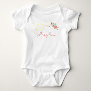 Söt Rosa Älvprinsessa & Stjärnor Whimsical Flicks T-shirt