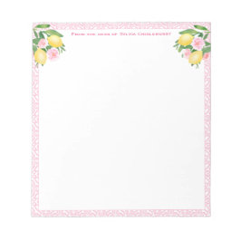 Söt Rosa Amalfi Lemons | Från skrivbordet Anteckningsblock