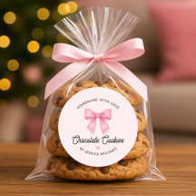 Söt Rosa Båge Coquette Hemmagjorda Bakverk