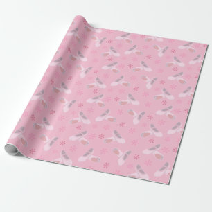 Söt Rosa Ballet Shoes Patterned Presentpapper