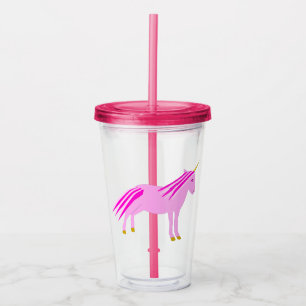 Söt Rosa Bebis Tjej Enhörning Take Away Mugg