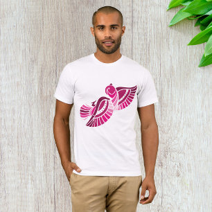 Söt Rosa Bird Manar T-Shirt