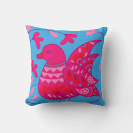 Söt Rosa Bird Mix & Match Pillow by Serenity Kudde