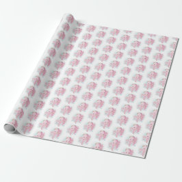 Söt Rosa Bläckfisk Baby Shower Presentpapper