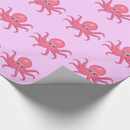 Söt Rosa Bläckfisk Presentpapper