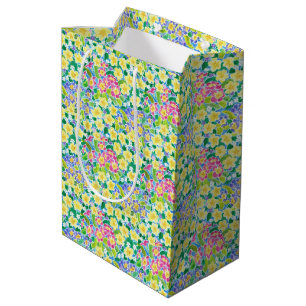 Söt Rosa, blåfärgad Gult Primors Medium Gift Bag