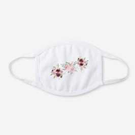 Söt Rosa Blommigt Ansikte mask