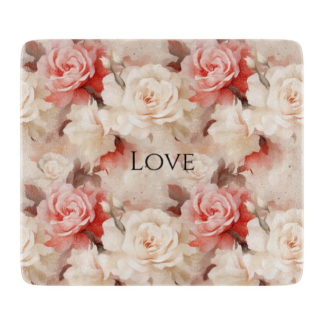 Söt Rosa  Blommigten Cream Ro (Framsidan)