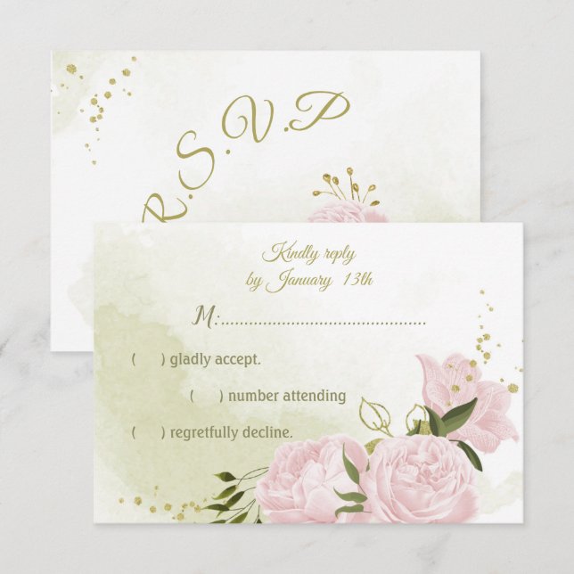 söt rosa blommor grönt löv botanisk OSA ca (Fram/baksida)