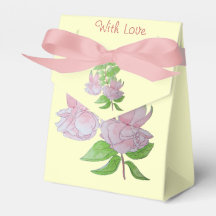 söt rosa-blommor och löv blommigt