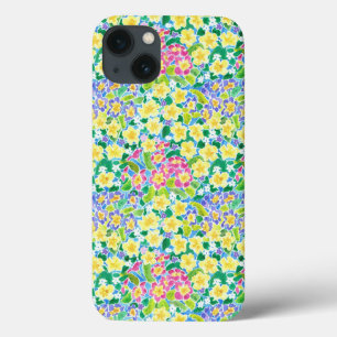 Söt Rosa Blue Gult Primroses iPad Mini Case