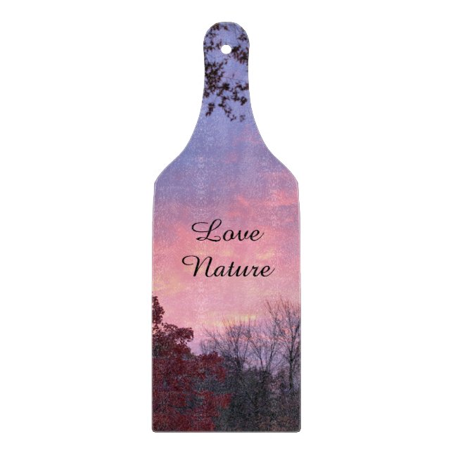 Söt Rosa Blue Sunset Caking Board (Framsidan)