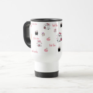 Söt Rosa Boo Spök Resemugg