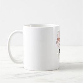 Söt Rosa Bow Kaffemugg