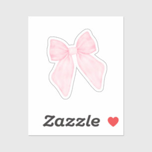 Söt Rosa Bow Klistermärken