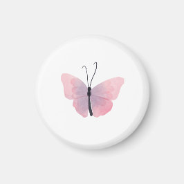 Söt Rosa Butterfly Party favör Magnet