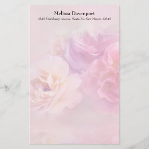 Söt Rosa Carnations Snyggt Photography Brevpapper