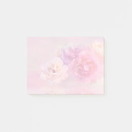 Söt Rosa Carnations Snyggt Photography Post-it Block