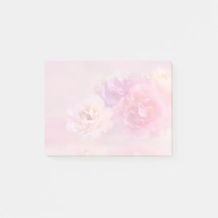 Söt Rosa Carnations Snyggt Photography Post-it Block