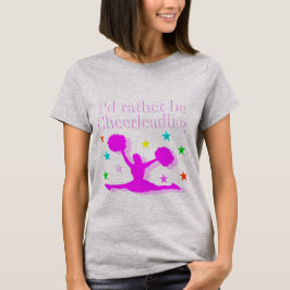 SÖT ROSA CHEERLEADER GIRL PERSONLIG TANKTOP TEE