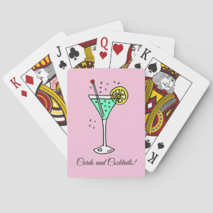 Söt Rosa Cocktails Casinokort