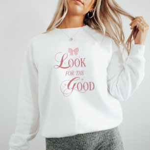 Söt Rosa Coquette Typografi Positivitetscitat T Shirt