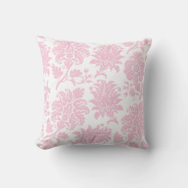 Söt Rosa Damask Pillow Kudde