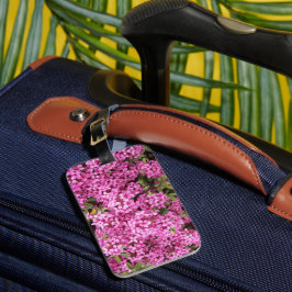Söt Rosa Daphne-Blommigten Bagagebricka