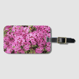 Söt Rosa Daphne-Blommigten Bagagebricka
