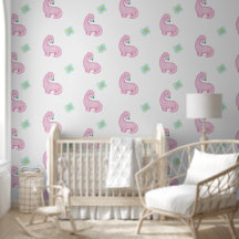 Söt Rosa Dinosaurie