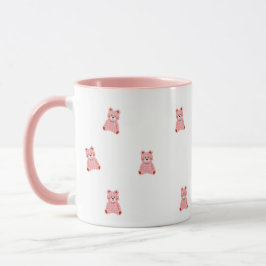 Söt Rosa Feminim Kaffekopp