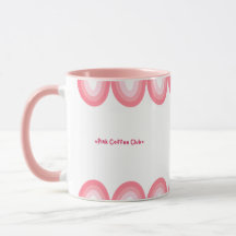 Söt Rosa Feminim Kaffekopp