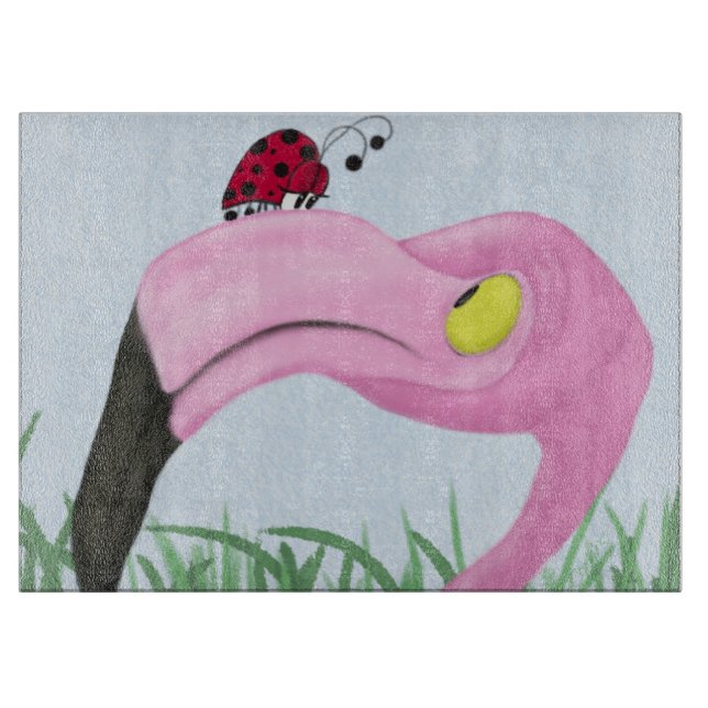 Söt Rosa Flamingo (Framsidan)