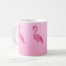Söt rosa flamingo
