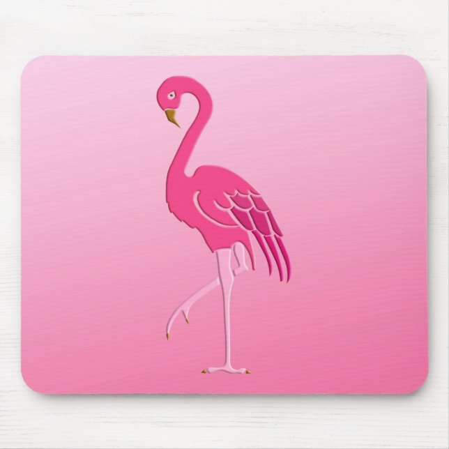 Söt Rosa Flamingo musmatta (Framsidan)