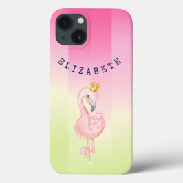 Söt rosa flamingo ombre-randig