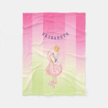 Söt rosa flamingo ombre-randig