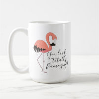 Söt Rosa Flamingo Rolig Totalt Flamazing Text