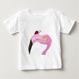 Söt Rosa Flamingo T Shirt
