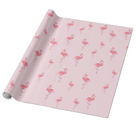 Söt rosa flamingos mönster presentpapper