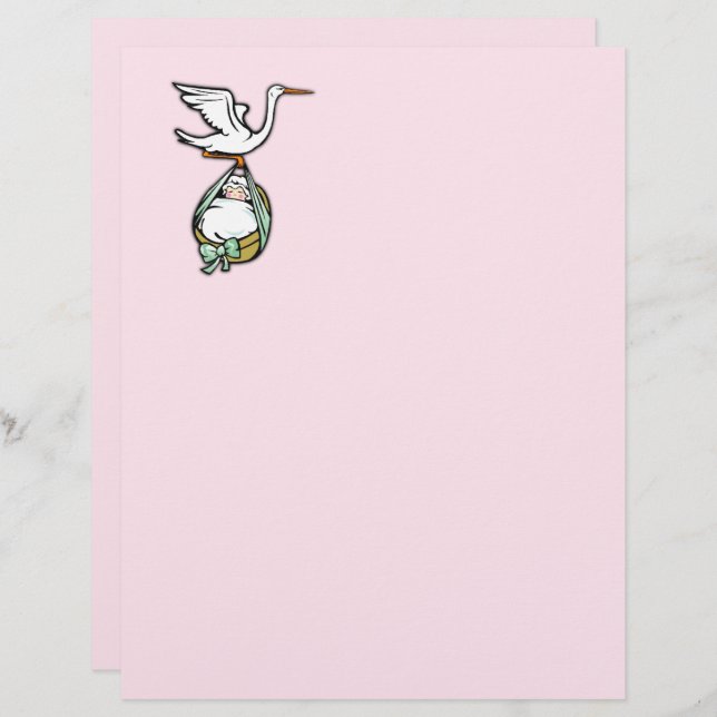 Söt Rosa Flicka (Fram/baksida)