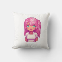 Söt rosa flicka