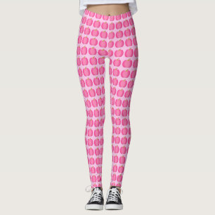 Söt Rosa Flicka Pumpkin Patterned Leggings
