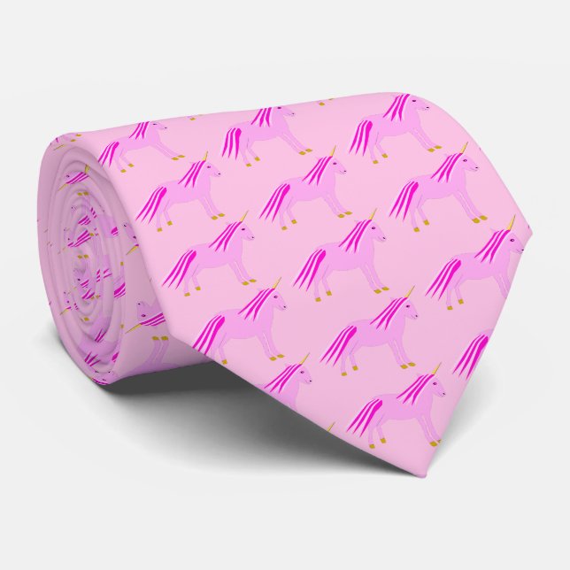 Söt Rosa Flicka Unicorn Patterned Slips (Rullad)
